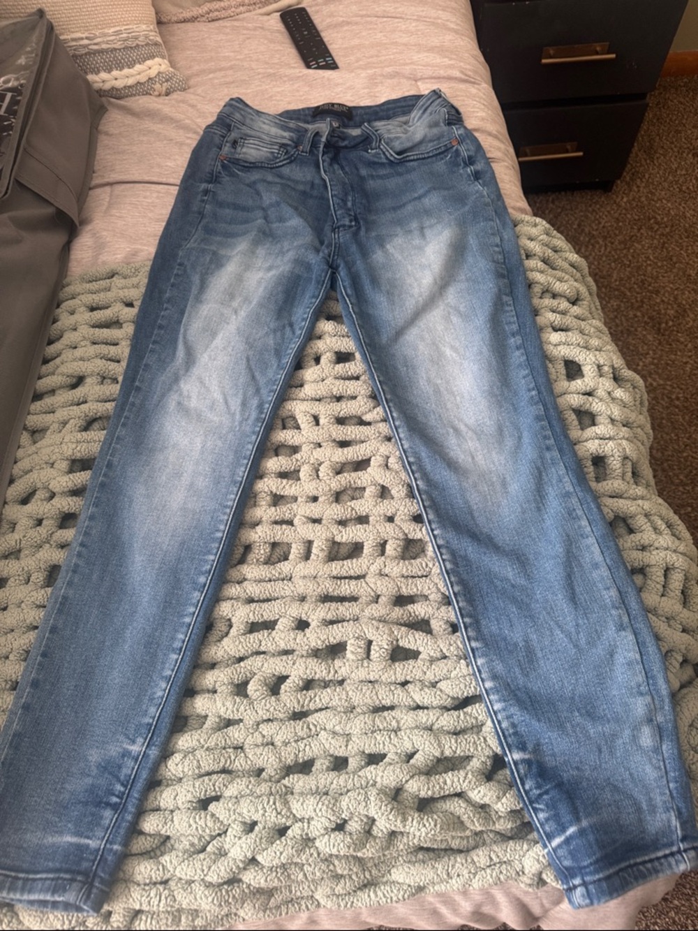 Judy Blue skinny fit Light Wash Denim Jeans JB88525 13/31